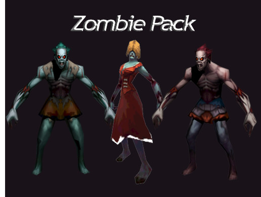 Zombie Pack | 3D Characters | Unity Asset Store
