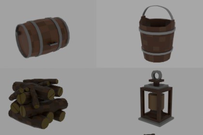 Low Poly Stylized Details Pack