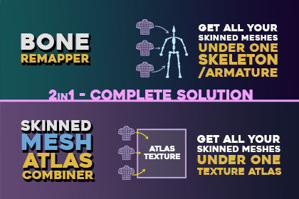 Bone Remapper + SkinnedMesh Atlas Combiner - URP