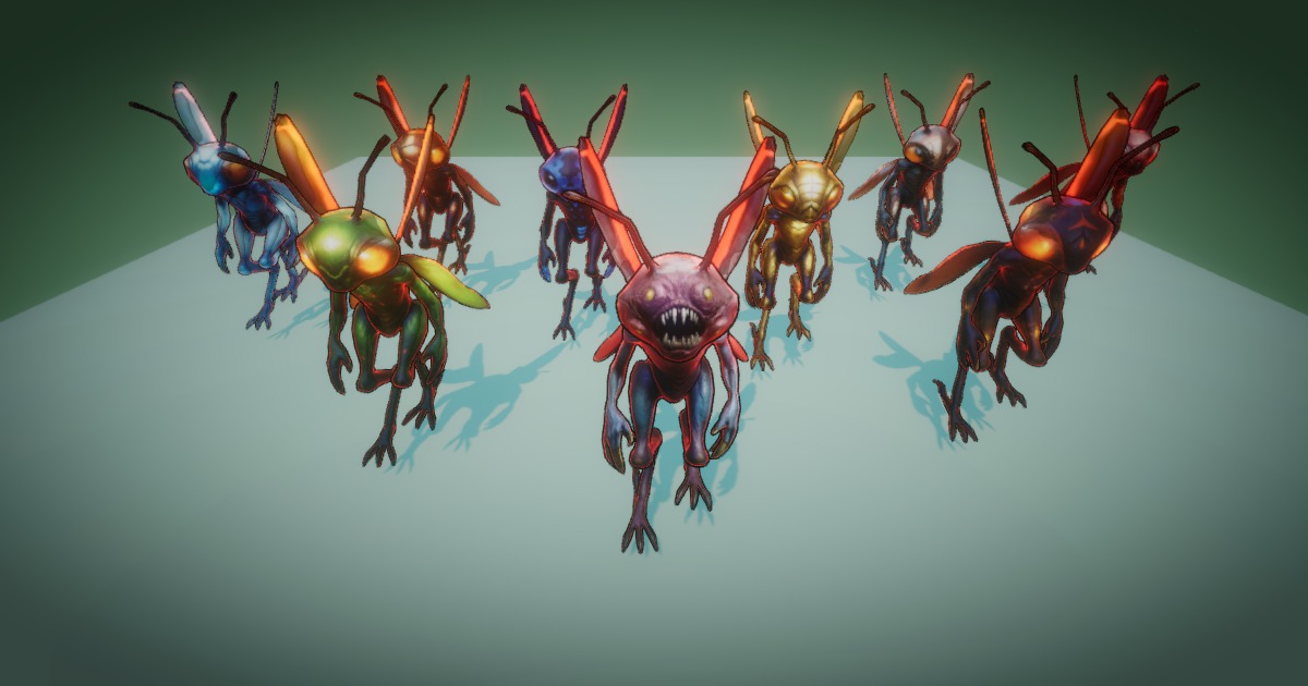 Fantasy Monster 07 – Game Ready (Rigged + Animations) – PixeliusVita ...