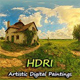 HDRI Artistic Digital Paintings Skybox