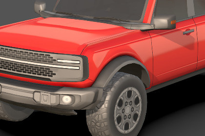 City Low Poly Car 1