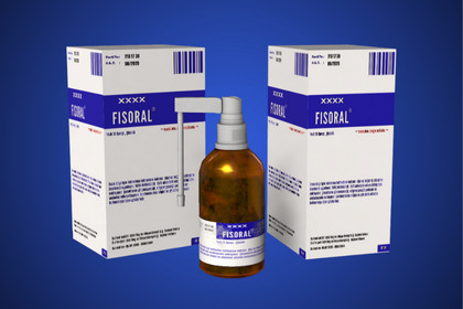 3D Pharmaceutical Spray Bottle with Packaging - Low Poly PBR
