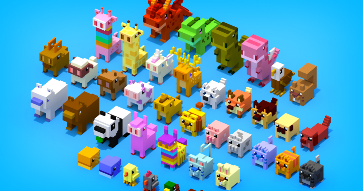 Cute 3D Voxel Animals | 3D Animals | Unity Asset Store