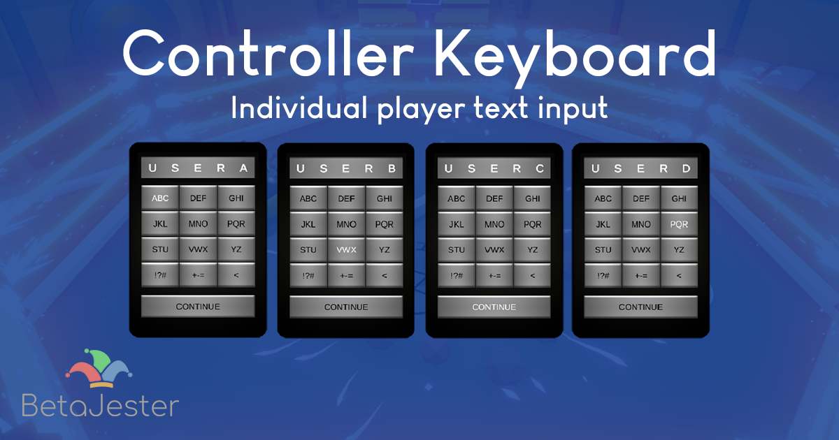 Controller Keyboard | GUI Tools | Unity Asset Store