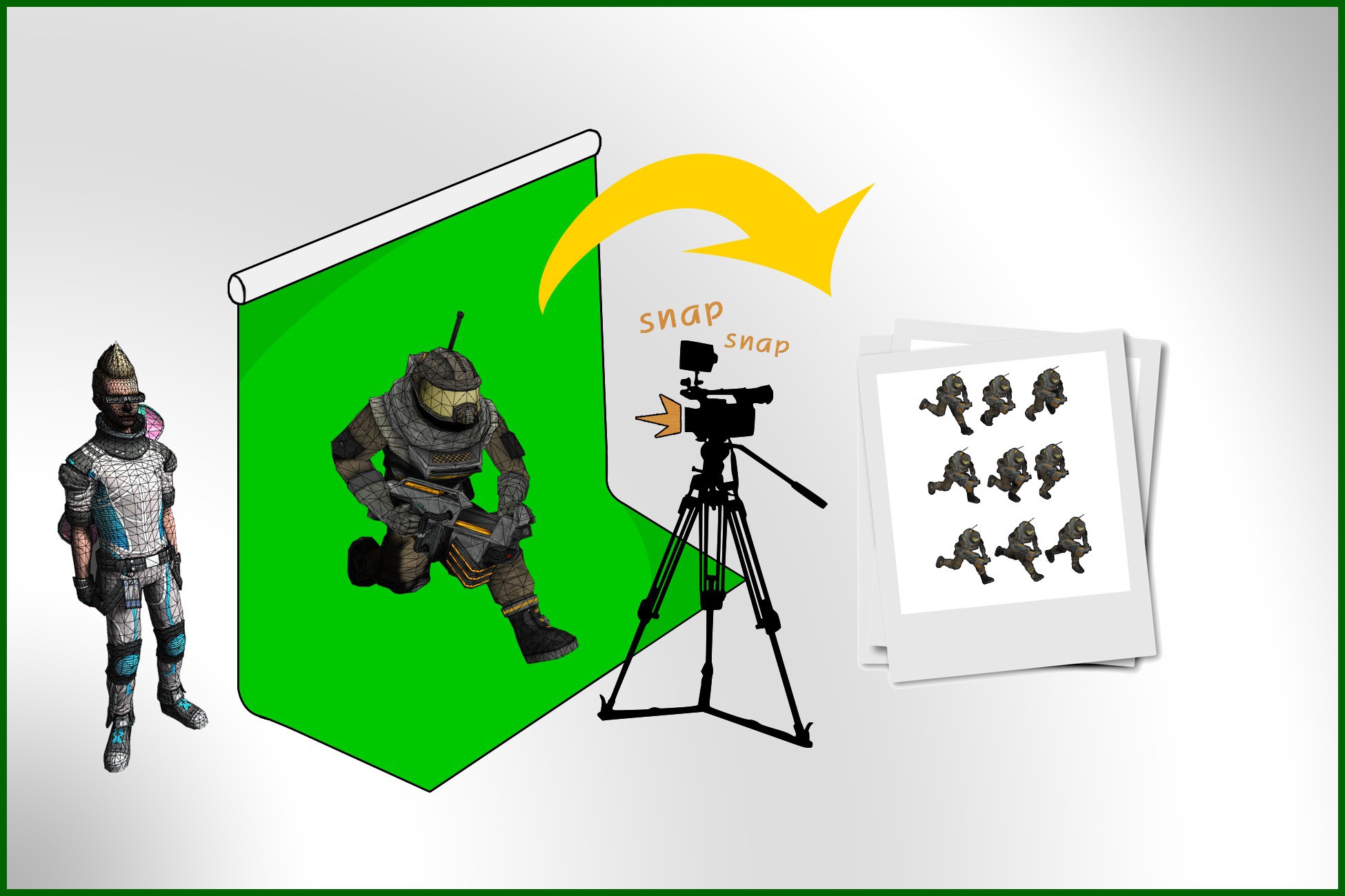 Animation Baking Studio (3D to 2D)