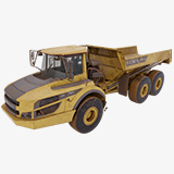 Dirty Articulated Mining Truck 04 URP HDRP Textures