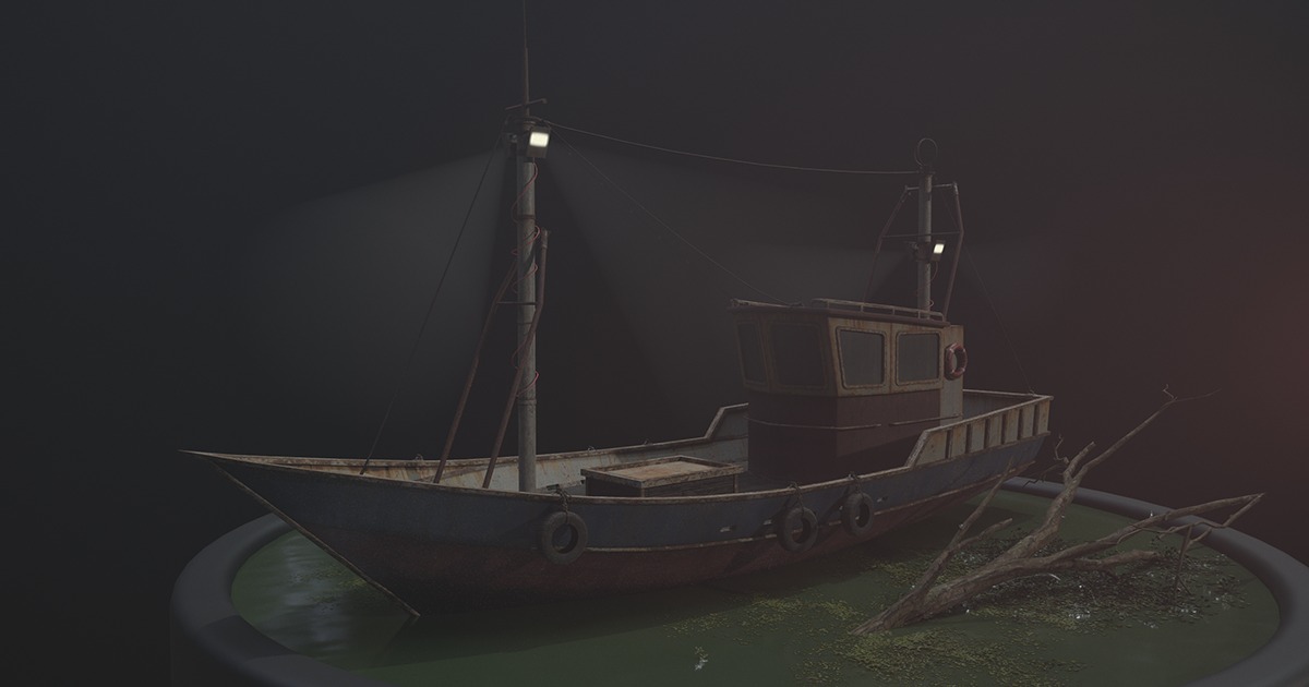 PBR Assets - Old Rusty Boat | 3D | Unity Asset Store