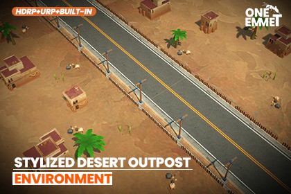 Stylized Desert Outpost Environment Pack