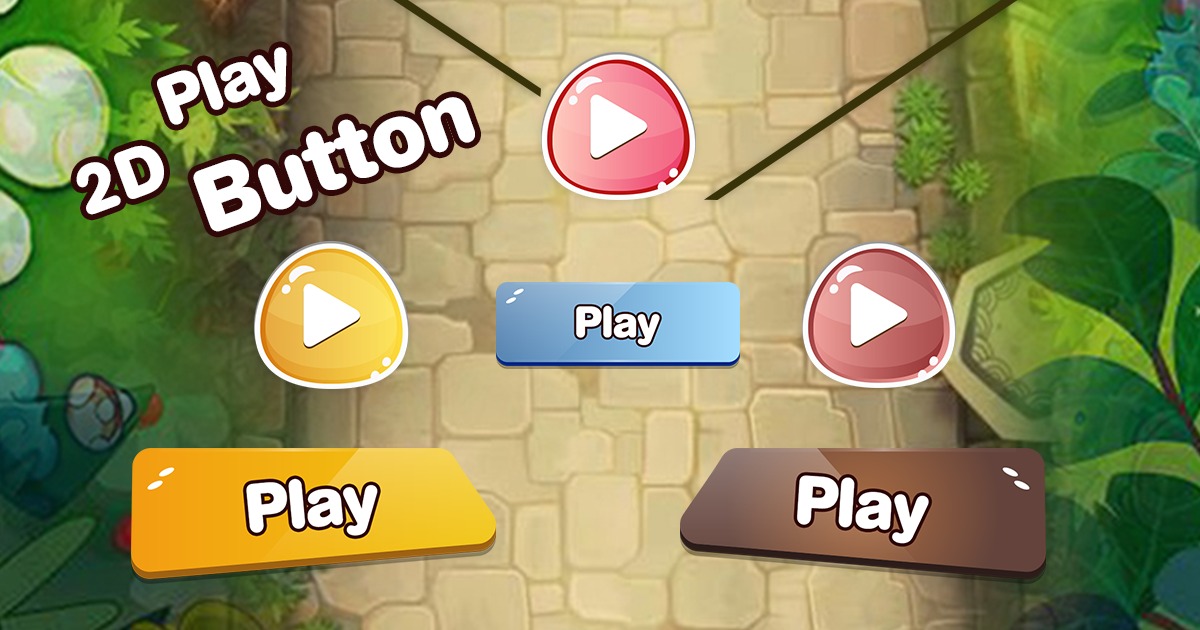 2D Game UI Buttons | 2D Icons | Unity Asset Store