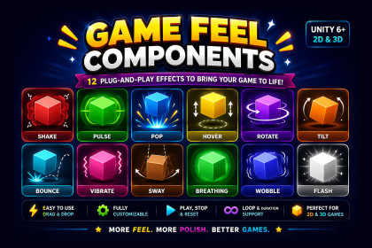 Game Feel Essentials – 12 Plug-and-Play Effects