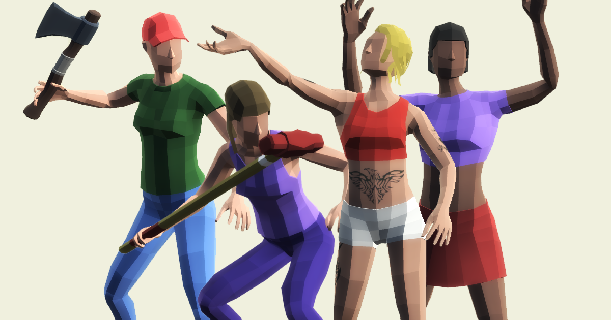 Unity Human Graphics Stylized Female Character | 3D Humanoids | Unity Asset Store