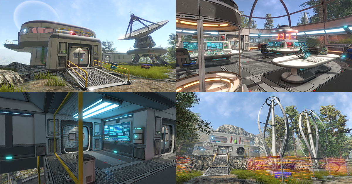 3D Scifi Base Vol 1 | 3D Sci-Fi | Unity Asset Store