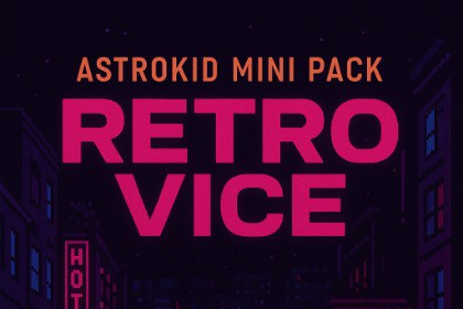 Astrokid Mini Pack - Retro Vice (80s Crimewave)