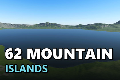 Procedural Islands 8K & 4K - 62 Terrains