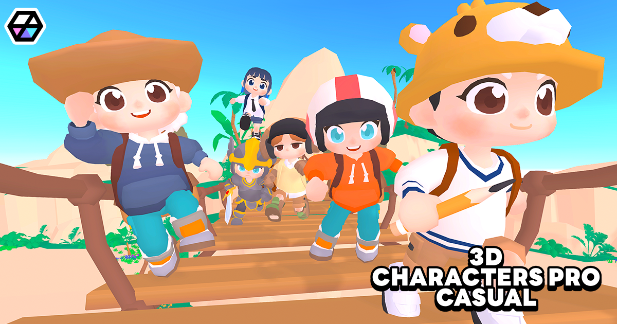 3D Characters Pro - Casual | Characters | Unity Asset Store