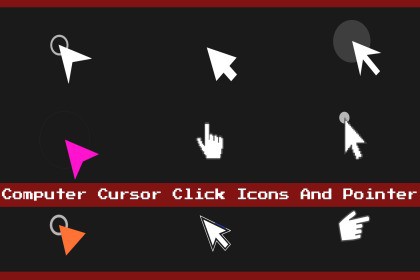 Computer Cursor Click Icons And Pointer Set (05.04.25)