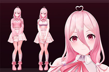 Noel 3D Anime Style Character