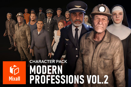Modern Professions Vol.2 - Character Pack