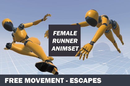 Female Runner Animset - Escapes
