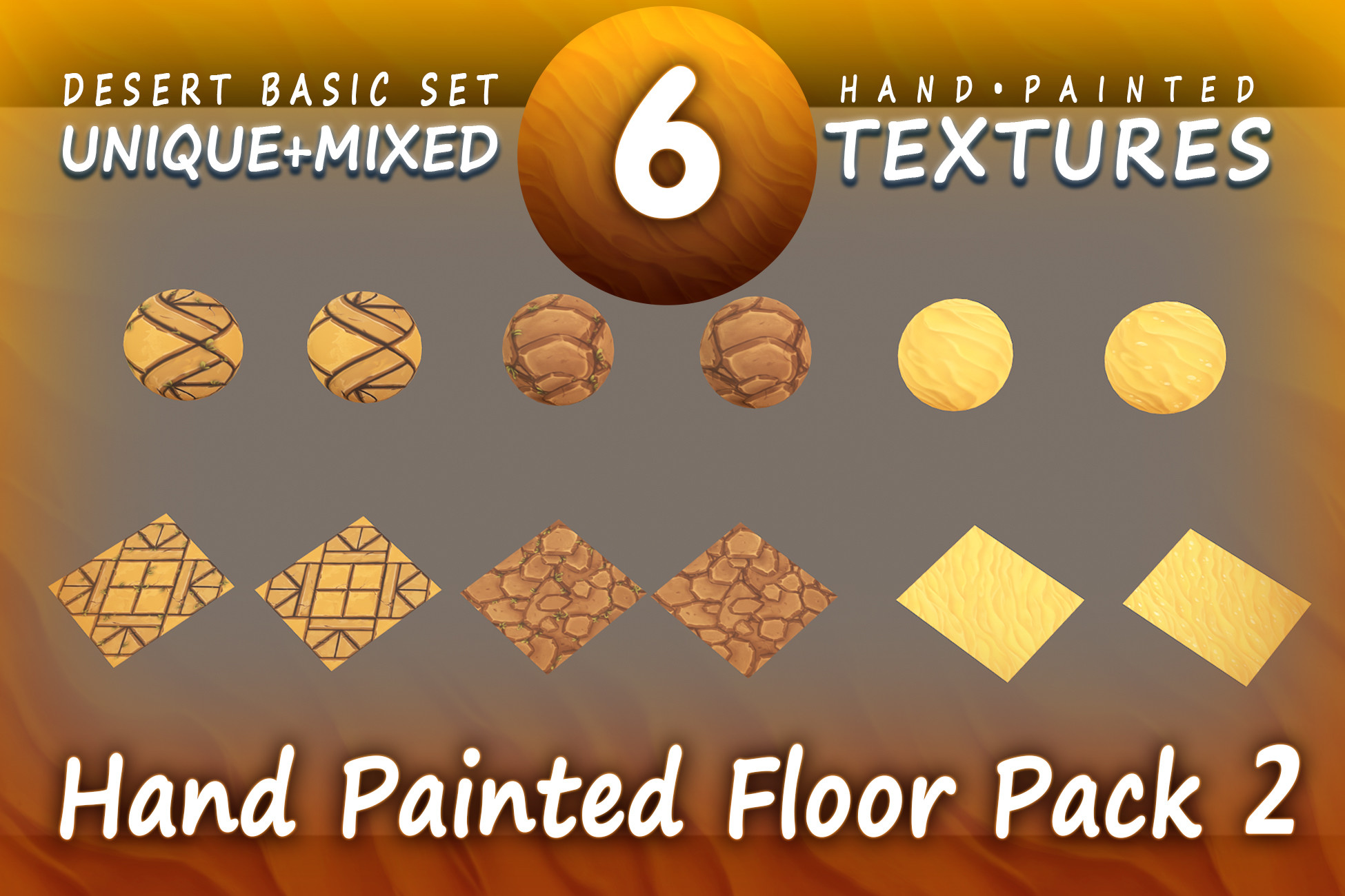 Hand Painted Floor Pack 2 | 2D Textures & Materials | Unity Asset Store