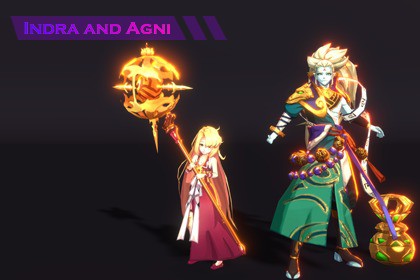 Indra and Agni