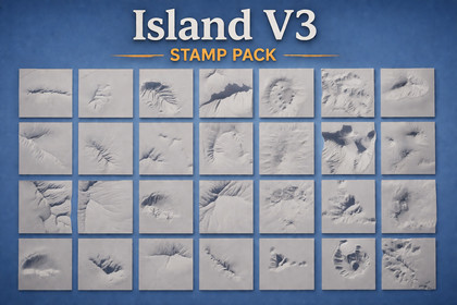 Stamp & Heightmap Tools - Island V3