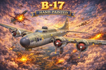 B-17 Hand-Painted
