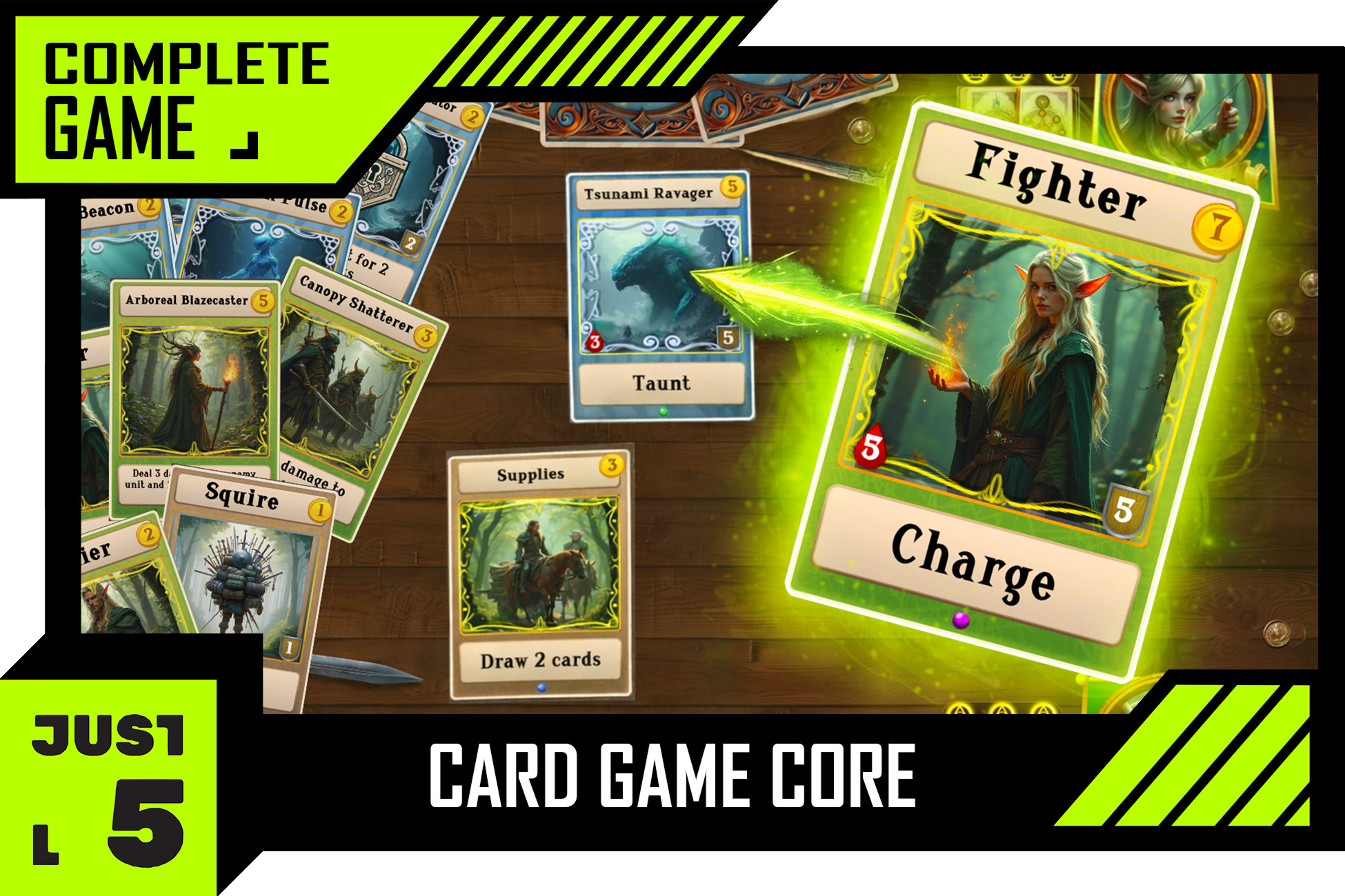 Card Game Core – TCG/CCG System with Deck Builder