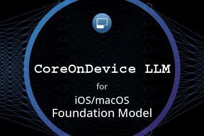 CoreOnDevice LLM: Native Foundation Model For C# (Free Edition)