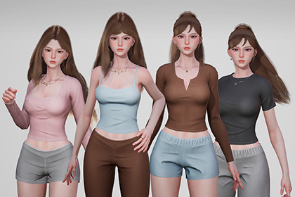 Cozy Home Girl Outfit - Pack