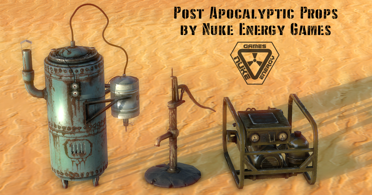 Post Apocalyptic Props & Desert maps | 3D Props | Unity Asset Store