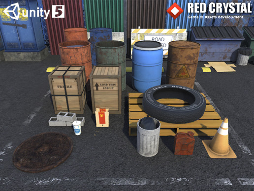 Urban Props Low Poly | 3D Props | Unity Asset Store