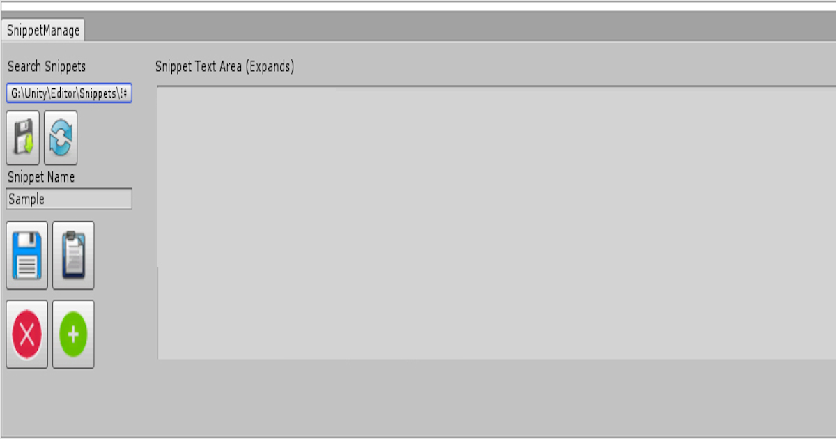 Snippet Manager | Utilities Tools | Unity Asset Store
