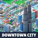 Downtown City - Low Poly 3D Models Pack