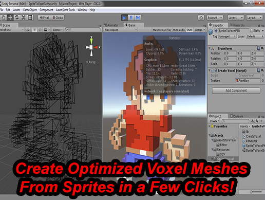 Froxels Unity Sprite To Voxel | Modeling | Unity Asset Store
