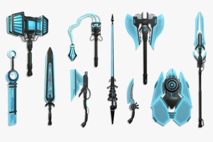 SciFi Weapons Melee Collection - with Variations