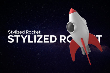 Stylized Rocket