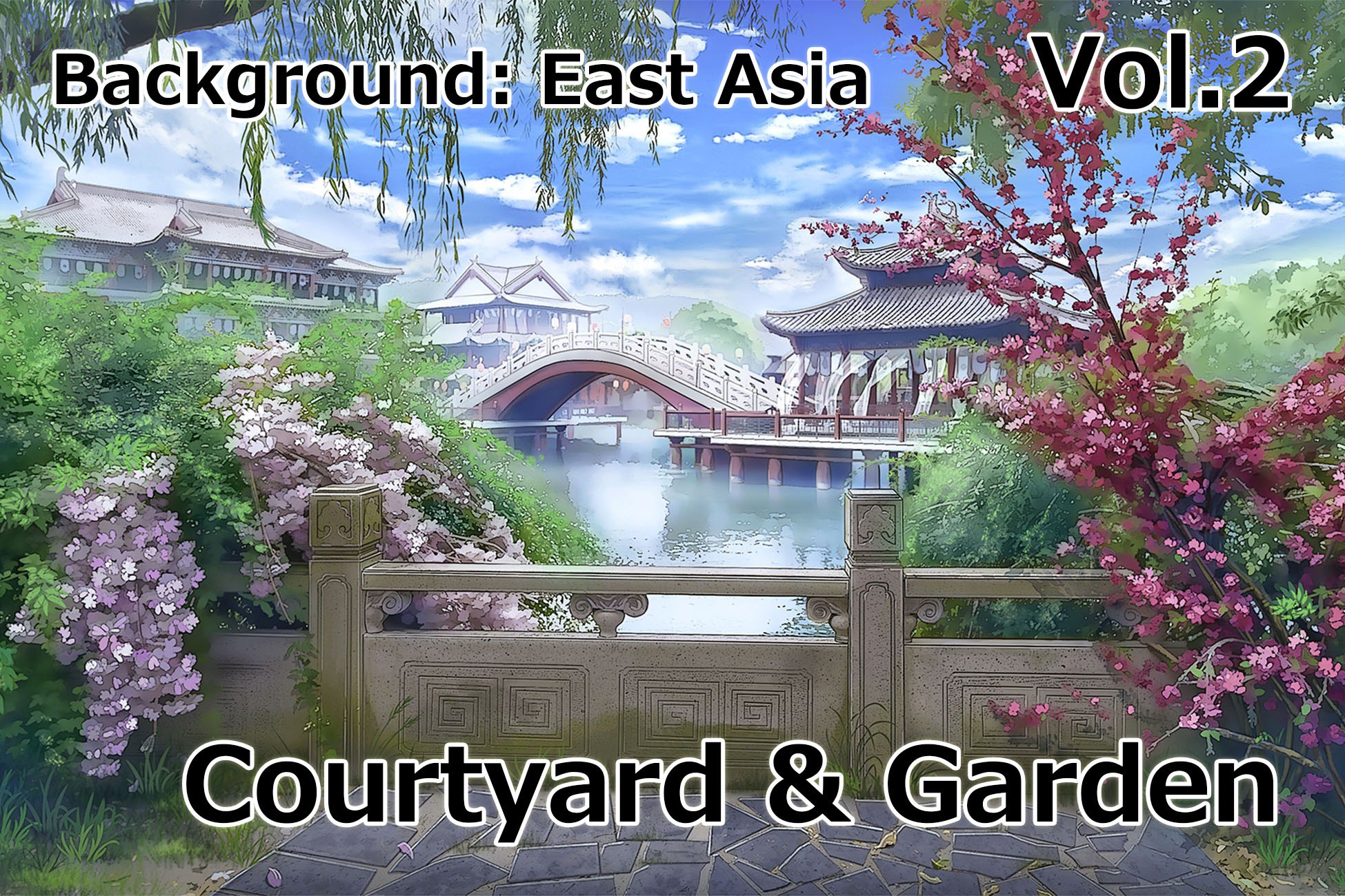 East Asia BG Vol.2: Courtyard & Garden | 2D 주변환경 | Unity Asset Store