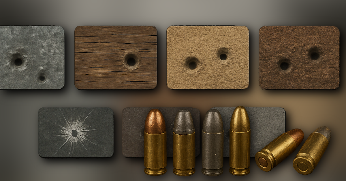 Bullets And Projectiles Hit Impacts Sound Effects Audio Package ...