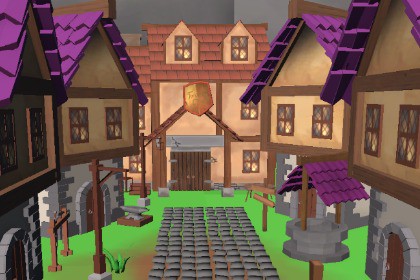 Stylized Medieval Village - Low Poly Pack