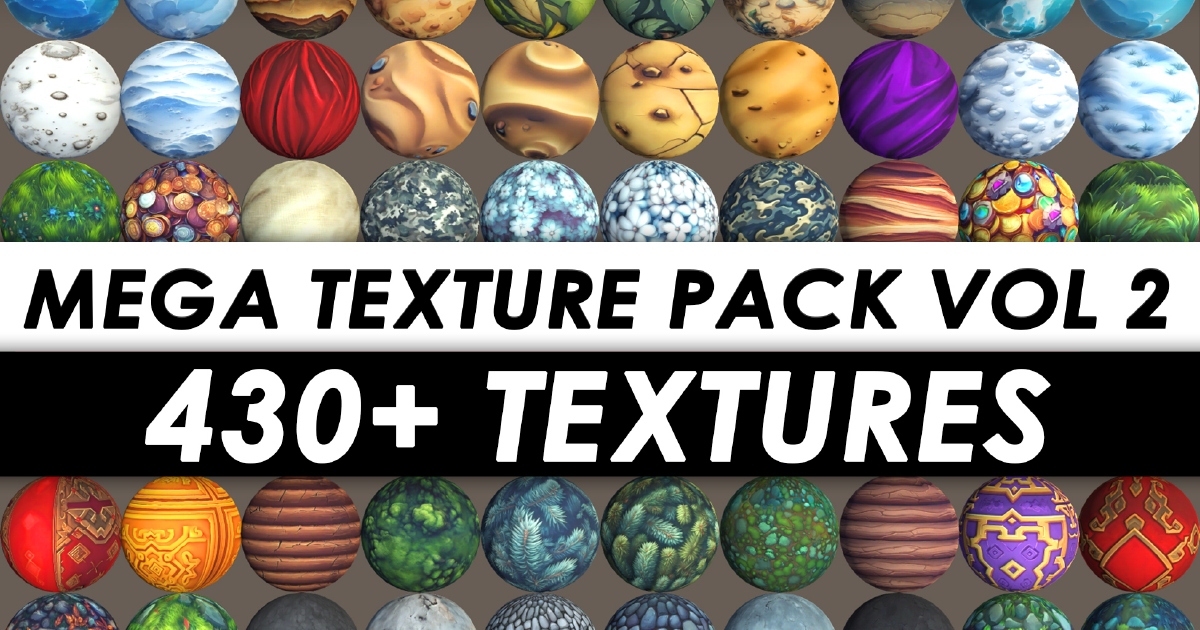 Texture 2d Array Unity 430+ Stylized Textures - Mega Pack Vol 2 | 2D Textures & Materials ...
