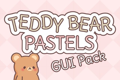 Teddy Bear Pastels GUI Pack