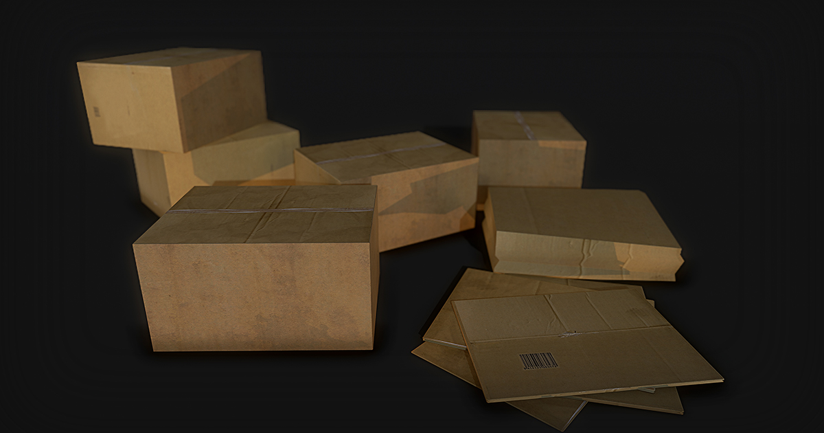 Cardboard R6 Props Cardboard | 3D Props | Unity Asset Store