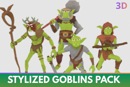 Stylized Goblins Pack - Animated Characters