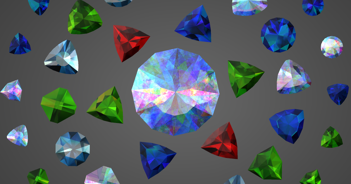 Diamond Texture Unity Advanced Gem Shaders | VFX Shaders | Unity Asset Store