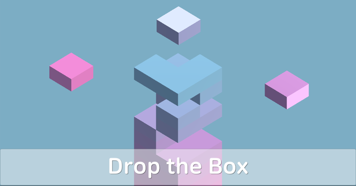 Unity Games Box Blue Drop the Box - One Touch Game | Packs | Unity Asset Store