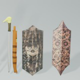Weapons of Dayak tribe