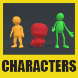 Ultimate Hypercasual Characters ( 37 BodyTypes ) Vol.2