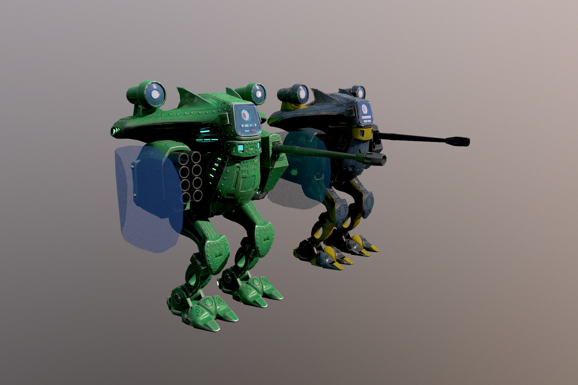 Walking combat robot | 3D Robots | Unity Asset Store